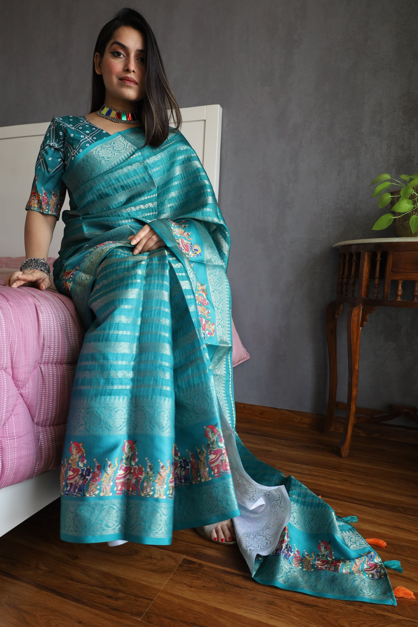 Rama Color Anupama Kota Doriya Digital Printed Saree