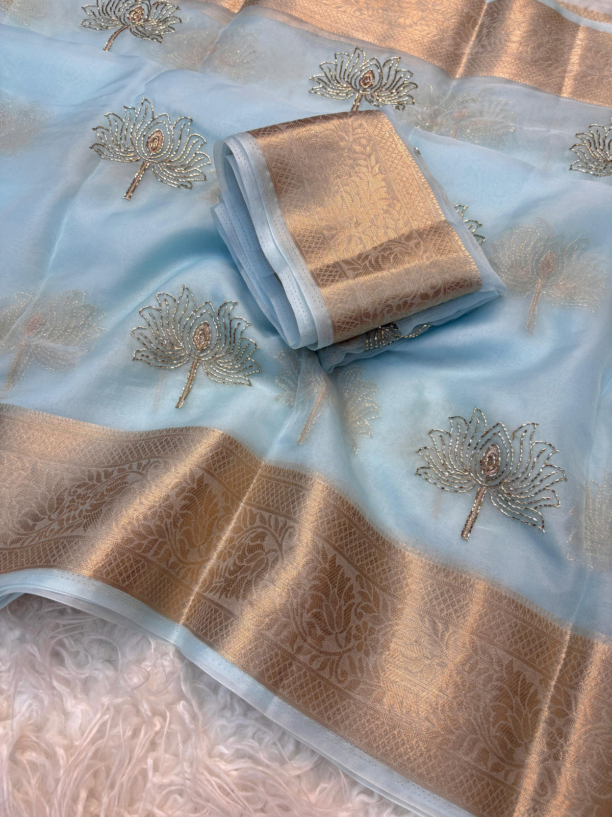 Padma Blossom - Sky Blue