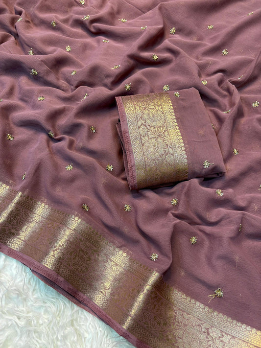 Kusum Butti - Mauve