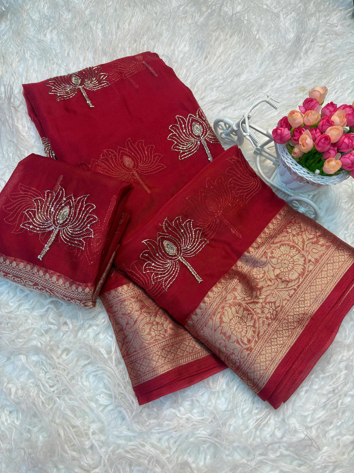 Padma Blossom - Red