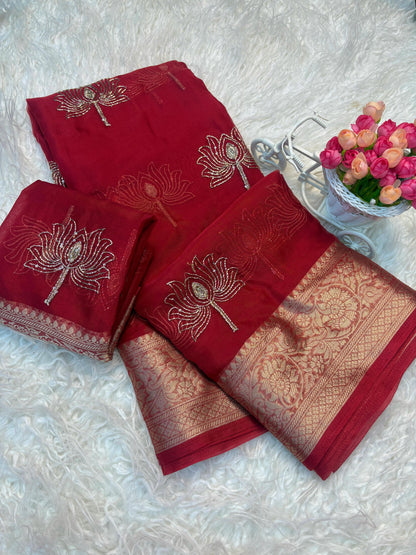 Padma Blossom - Red