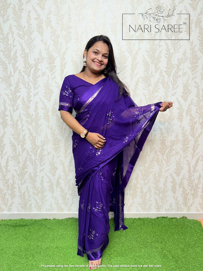 Samriddhi - Purple Bliss Saree