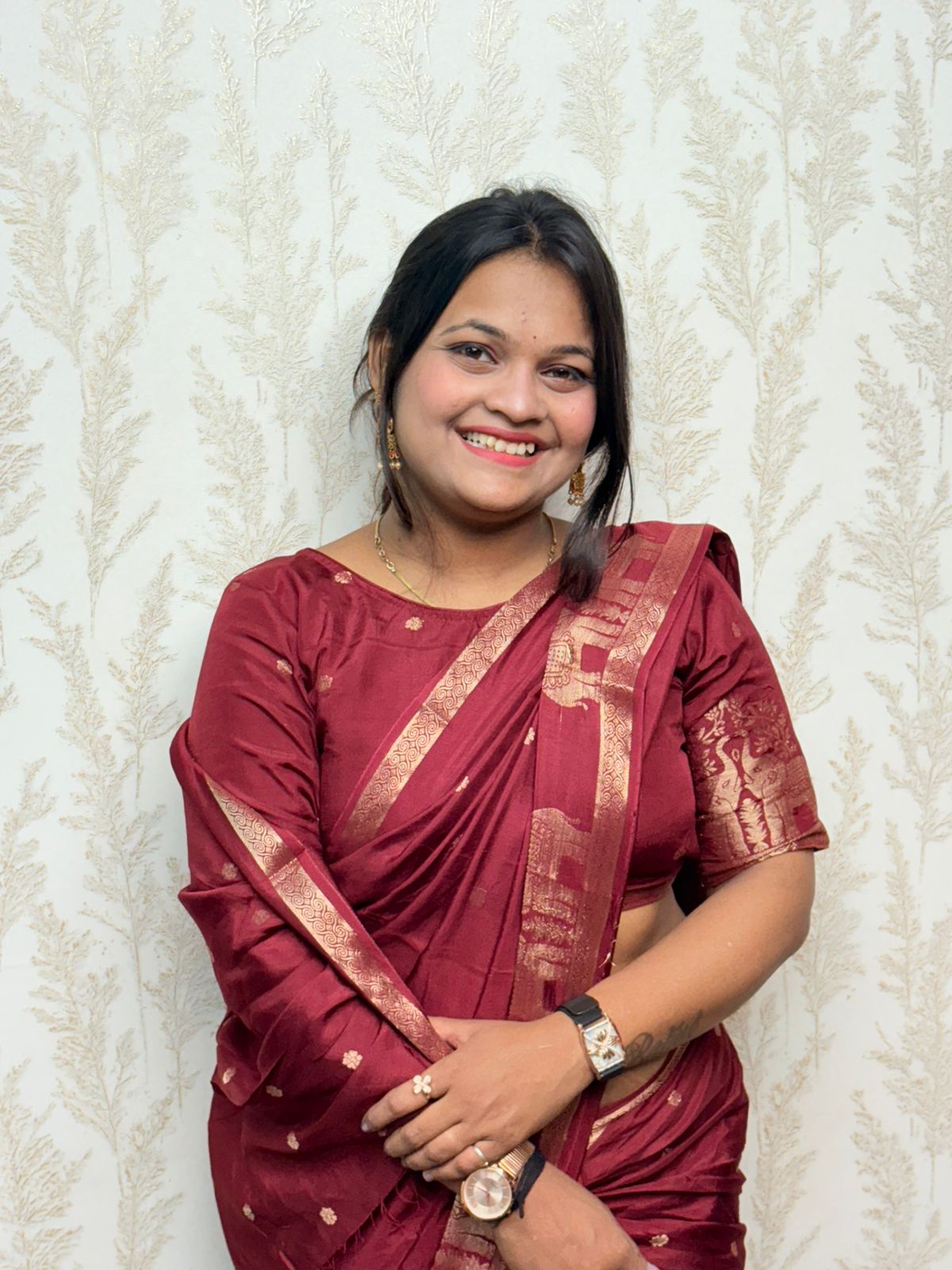 Indrani - Heritage Elephant Motif Saree